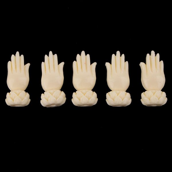 

5x diy buddha hand buddha lotus beads charms for diy