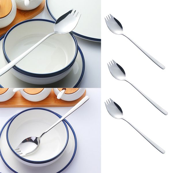 

ложка из нержавеющей стали спорки для домашнего использования кемпинг путешествия пешие прогулки-3шт