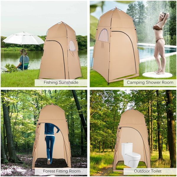 

lixada portable tent outdoor shower tent camping travel bath shelter fitting room fishing camping toilet changing room