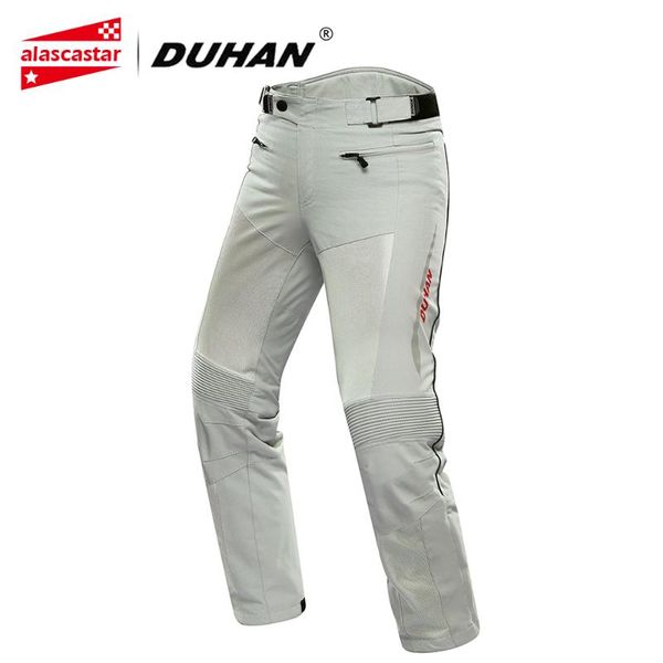 

duhan spring summer motorcycle pants men breathable mesh moto pants trousers protective gear riding motorbike motocross pants#