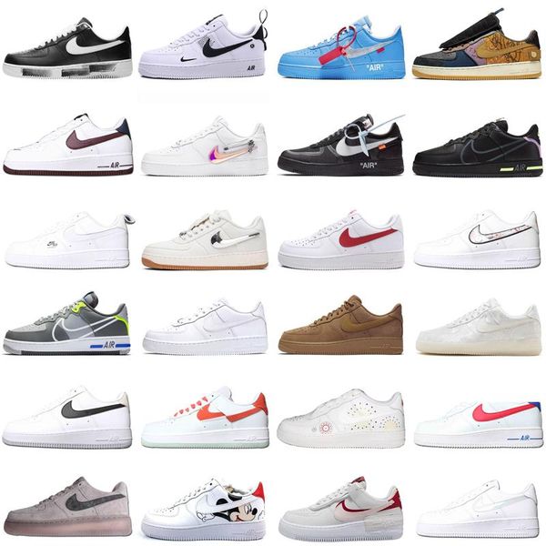

2020 new af1 edison chen forced 1 para-noise low skateboard shoes men women running shoes fashion dunk one sport sneakes45l#