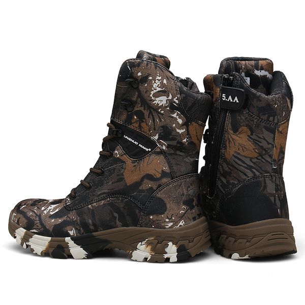 

taobo high ultra-light air-permeable combat boots desert army boots outdoor special soldier shoes leather snow work shoes