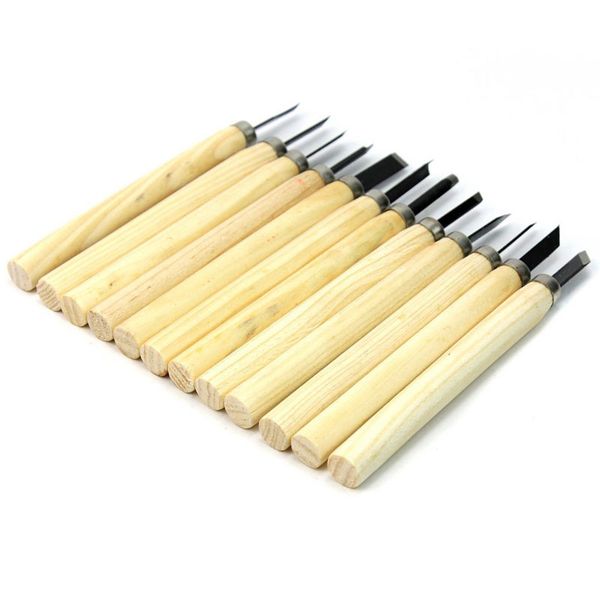 

12 chisels sculpting wood carving gouges crafts crafts sculpture js21