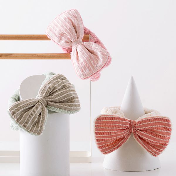 

милые девушки боути мягкая повязка для мытья лица волос группа женщин удобные купания макияж упругие волосы держатель