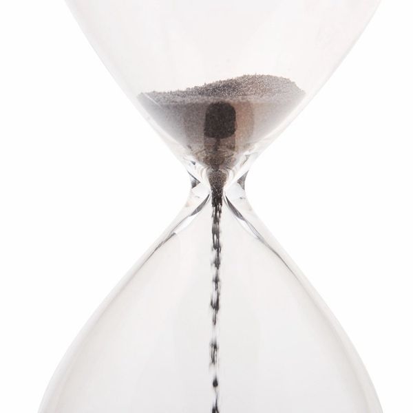 

1pcs magnet hourglass awaglass hand-blown sand timer deskdecoration magnetic hourglass black other clocks accessories