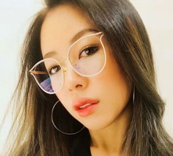 

ladies cat eye glasses frames for women metal frame optical fashion eyewear computer glasses 45257