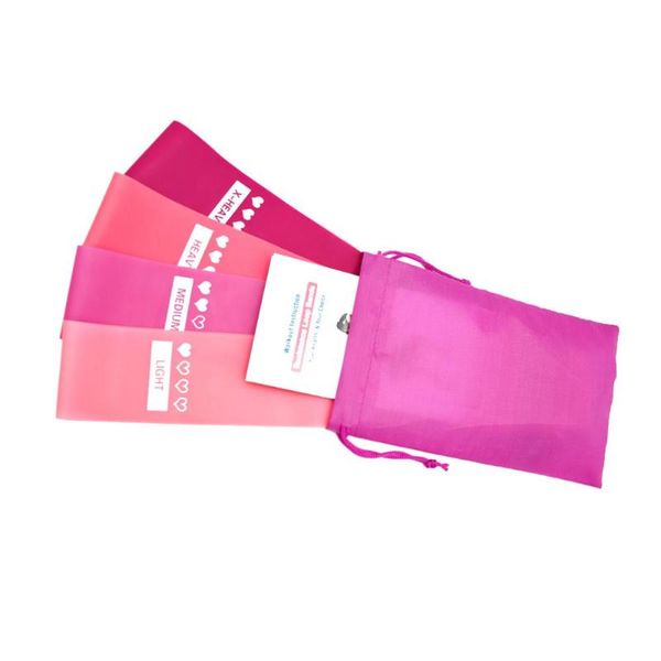 

yoga crossfit resistance bands 4 level rubber training pull rope