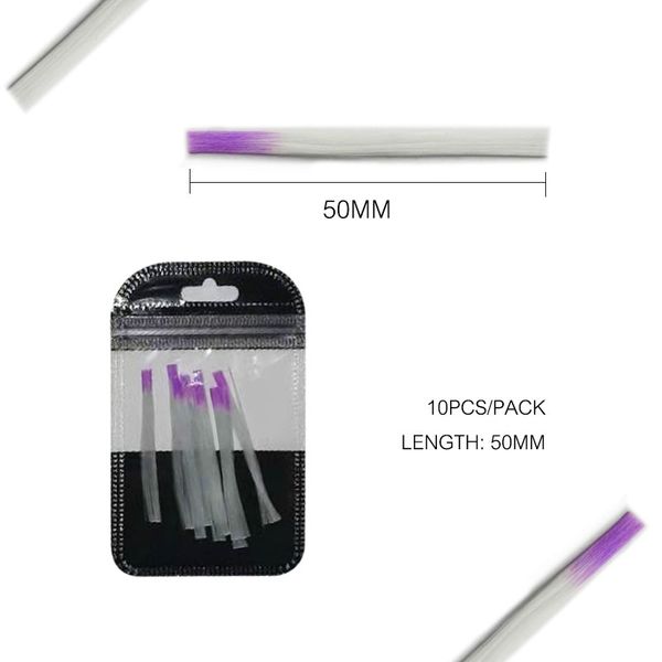 

10 pcs fiberglass nails extension tips nail building manicure tool for nail art salon yuf99, Red;gold