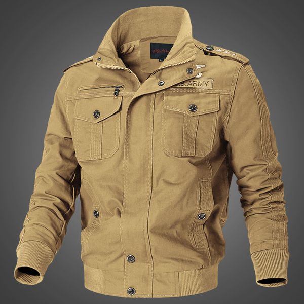 

mens designer washed cotton military thin jacket large size, Black;brown
