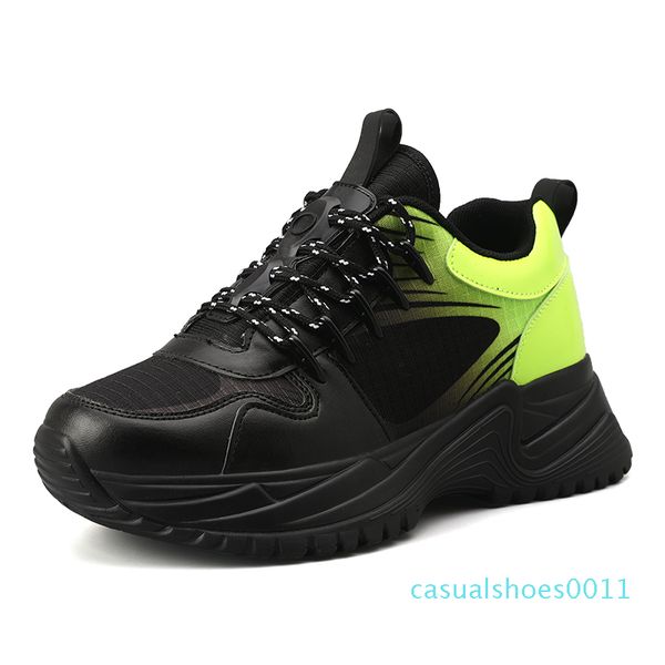 

tripler fashoin luxury run away импульсно тройной mens конструктора oxford футбол теннис обувь резиновая платформа тренер повседневный кожа, Black