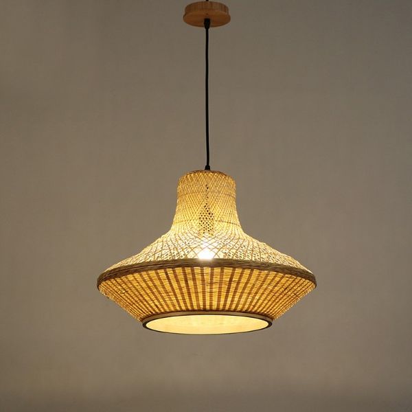 Northern European Style Restaurant Chandelier Creative Bamboo Zen