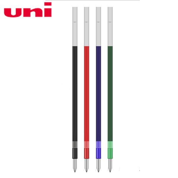 

12 pcs/lot mitsubishi uni sxr-80-07 refills for msxe5-1000-07 ballpoint pen 0.7 mm tip 4 colors ink office & school supplies, Blue;orange