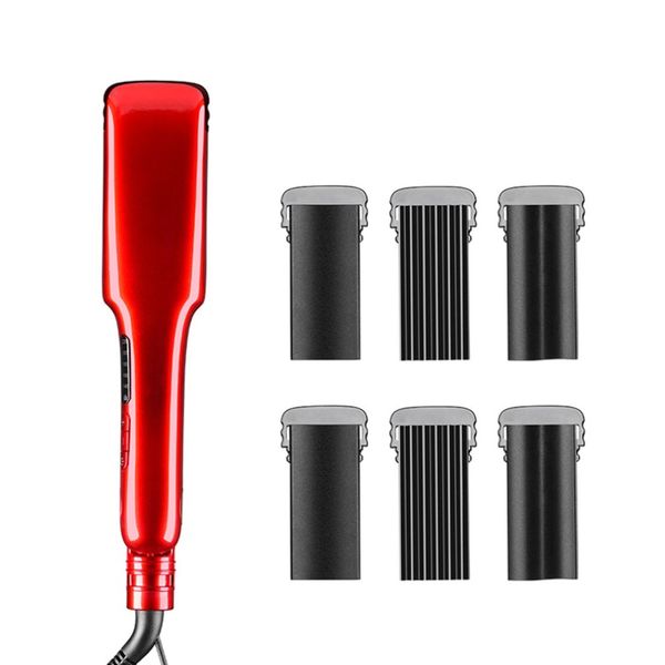 

professional hair straightener ceramic hair iron electric straightening tools personal salon styling tools gifts, Black