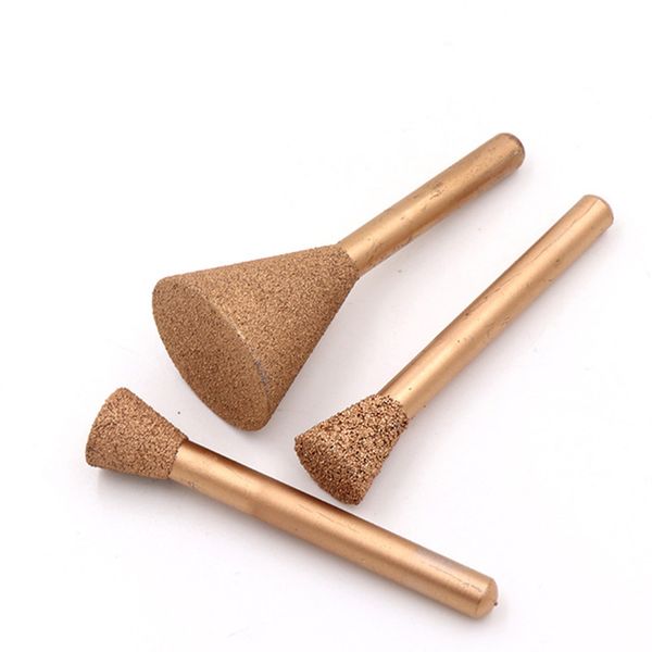 

conical shaped diamond polishing grinding bits replacement for carving 12-25mm