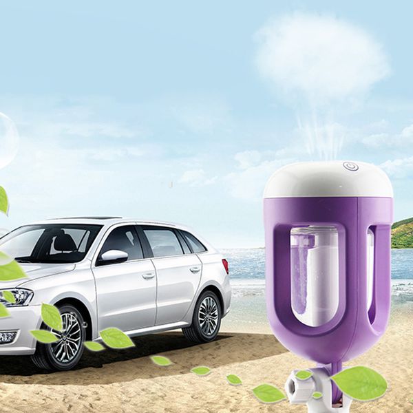 

180 degree rotation car humidifier air purifier aroma diffuser air freshener purifier mist maker