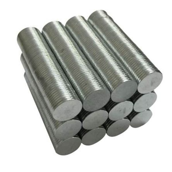 N50 10-100 Stück 12 mm x 1 mm starke runde Magnete Neodym-Magnet Seltenerdmagnet