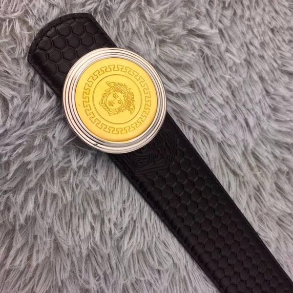 

versace belt medusa модные формальные дизайнерские ремни роскошные ремни для мужского бренда кожаный ремень повседневная щепка игольчатая пр, Black;brown