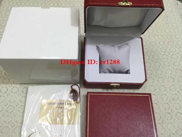 

watch original box papers card handbag boxes for bballon w6920046 women watch mens watches wristwatches, Black;blue