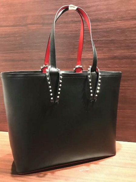 

New cabata de igner tote red bottom luxury brand compo ite handbag famou brand houlder compo it bag genuine leather pur e bag 2bag et