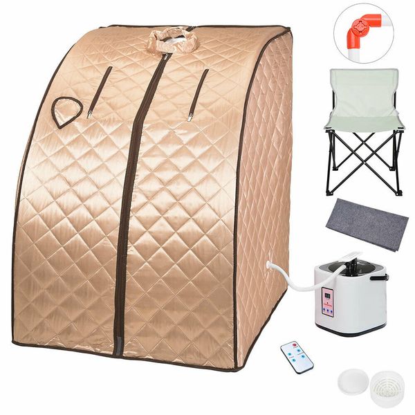 

2l portable home steam sauna spa full body sauna tent slimming loss weight chair