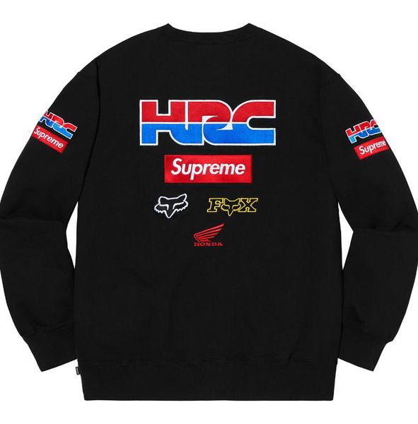 

American hoodie winter 13 upreme hip hop long leeve o neck tripe hoodie loo e fleece weat hirt men women black red weater coat