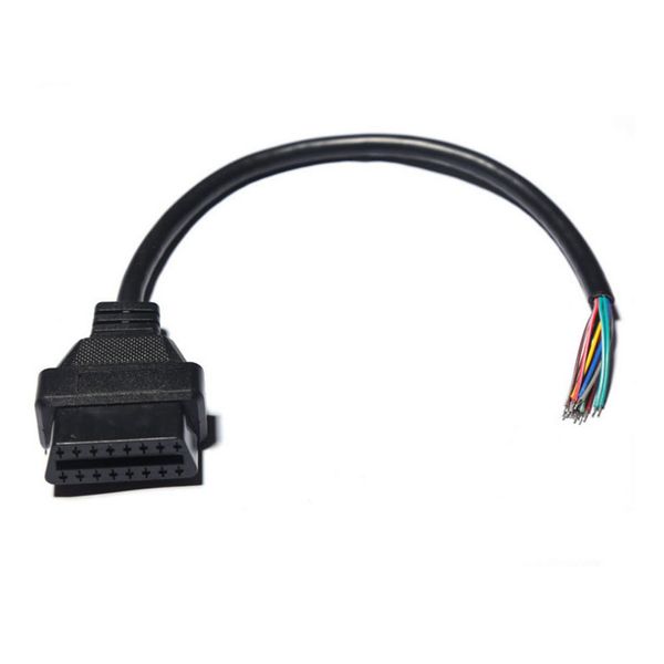 

16 pin diagnostic cable test obd2 accessory for car lightweight durable practical extender repair flexible female connector