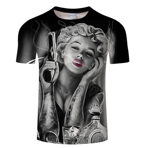 

ноека жизнепообно негабаѬинй camiseta 3d ил енника дл мђжин еѬепа, White;black