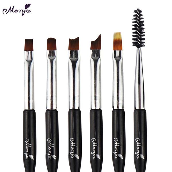 

6pcs/set nail art pen brush painting drawing liner polish brush tips nail art pen set crystal beads handle tool, Silver