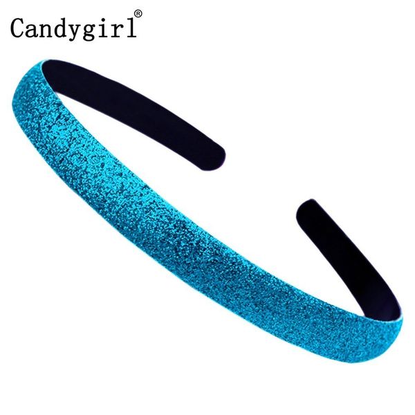 

13pcs plastic headbands sequin hairband colored kids covered hair accessories women glitter shiny frosted candy color hair hoop