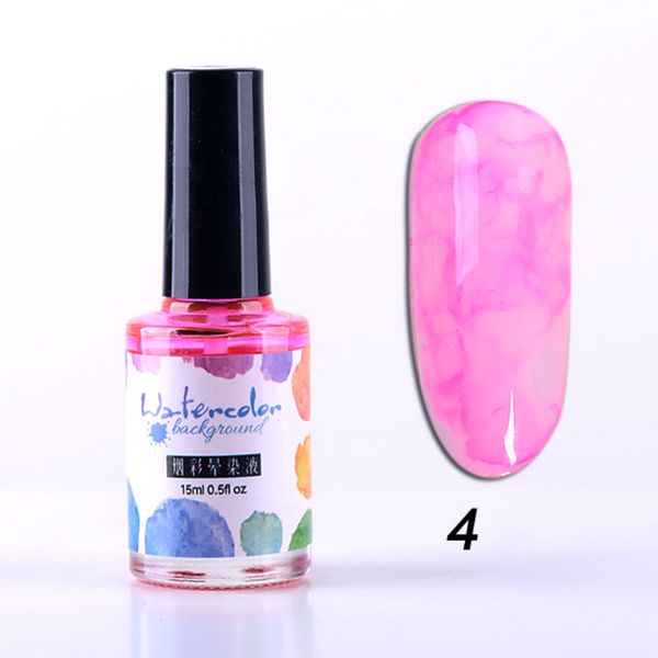 

1 pcs diy watercolor ink nail polish blooming gel smoke smudge varnish manicure 669