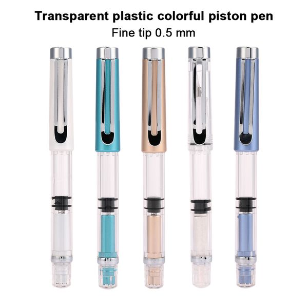 

new 0.5mm fountain pen 9 colors pick office stationery signature pen drop shipping