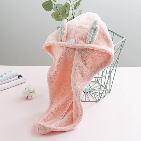 

adeeing ухо коралловых бархатной микрофибры волос быстрая сушка сушилка полотенце обертывание шляпу крышка быстрая