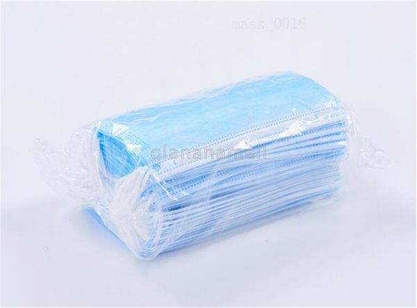 

устранимая non сплетенная влага аллергия на пыль брызг доказательство воздухопроницаемый 50шт маски петлевыми креплениями синий emn0