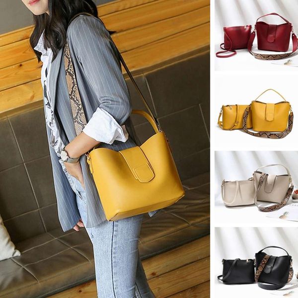 

osmond women bags set 2 pcs leather handbag women tote bag ladies black shoulder bag for 2019 messenger sac a main