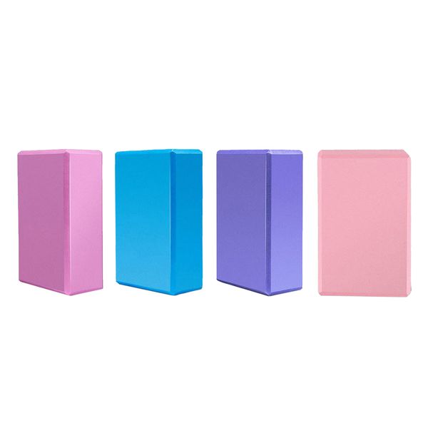 

4pack high density yoga block pilates dance aid foam brick eva non-slip surface