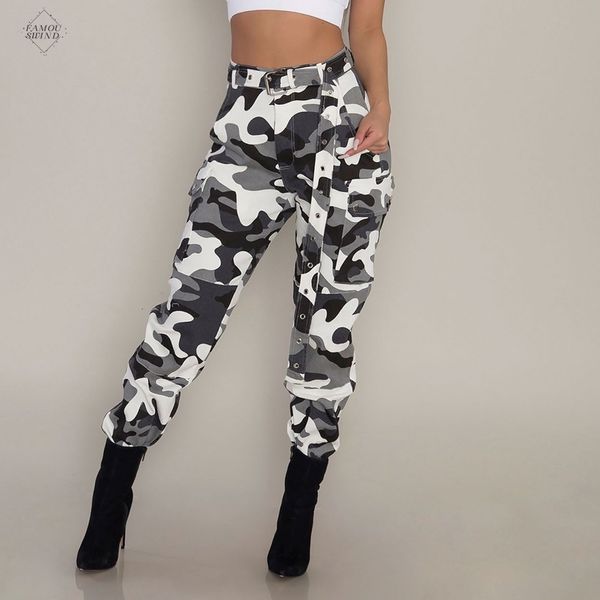 

pants camo cargo trousers casual pants military army combat camouflage loose jogger trousers women womens 2019 sweatpants, Black;white