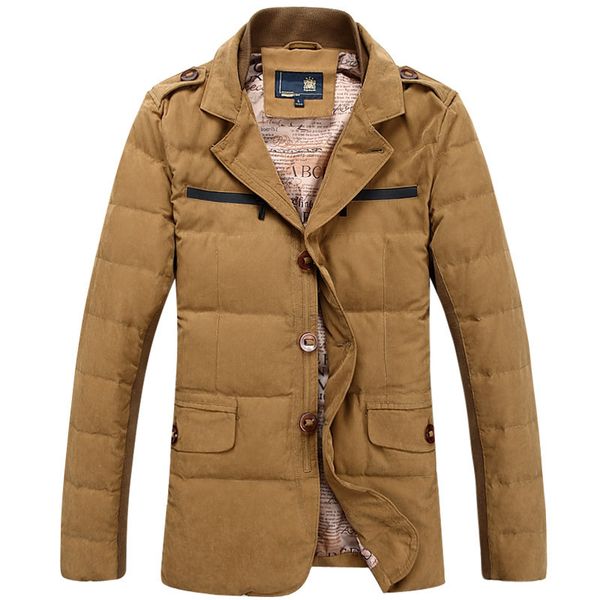 

2018 new autumn winter ultra-light thin warm fashion men's suit collar 90% white duck down jacket coat parka outerwear, Black