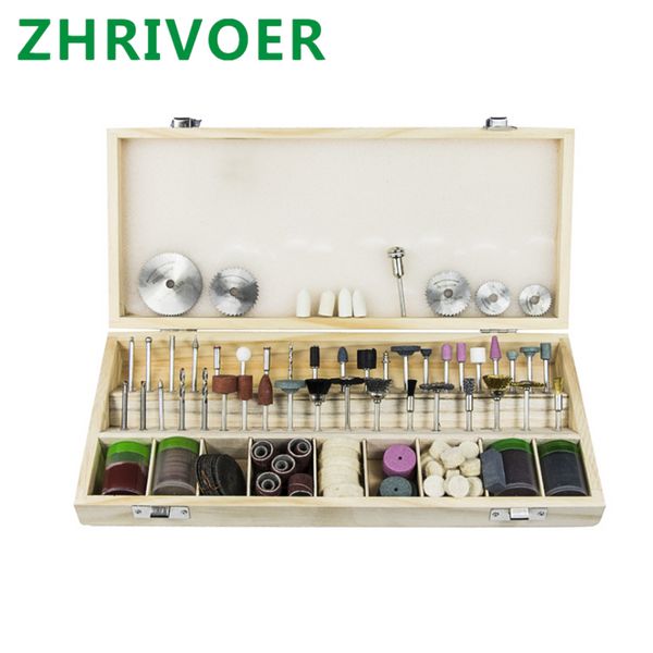 

242 pieces of wood box set of electric grinder accessories electric grinding head cutting, polishingand grinding headcombination