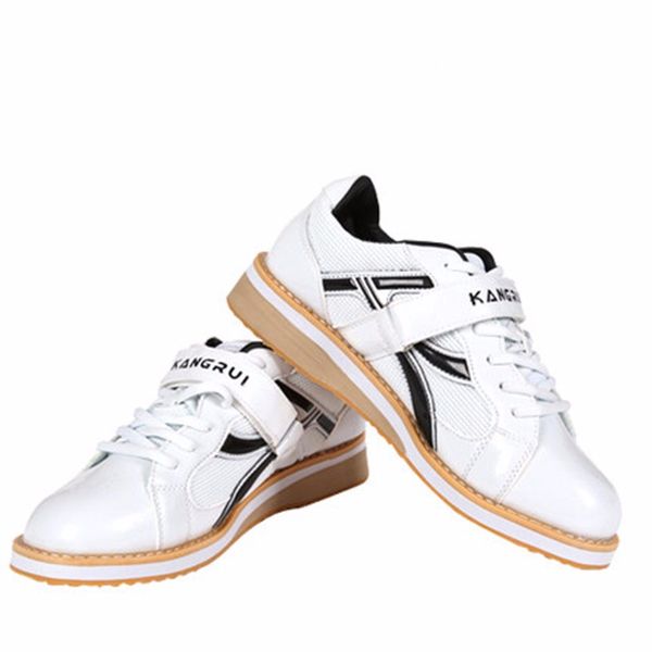 

kangrui professional weightlifting shoes squat training leather anti slip resistant weight lifting shoes
