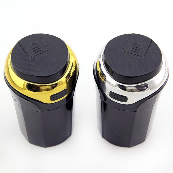 

car ashtray with led lights car ashtray with led light flip cover solar powered cigarette smoking ash cup holder