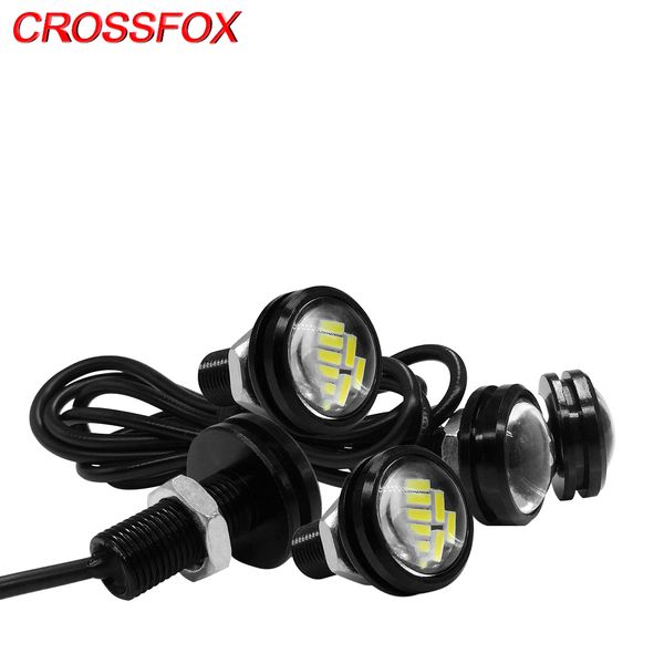 

5pcs 23mm car light assembly eagle eye vehicle drl 4014 led daytime running lights backup white parking signal lamp