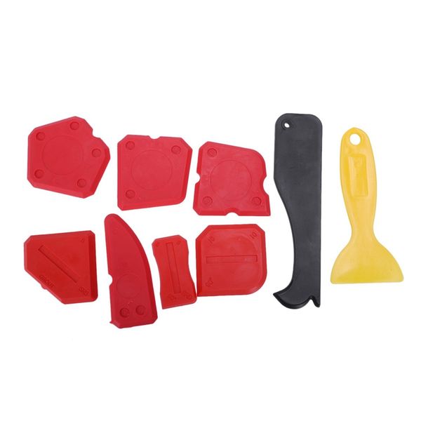 

12 pieces sealant tools caulking tool kit silicone sealant finishing tool grout scraper caulk remover and caulk nozzle and