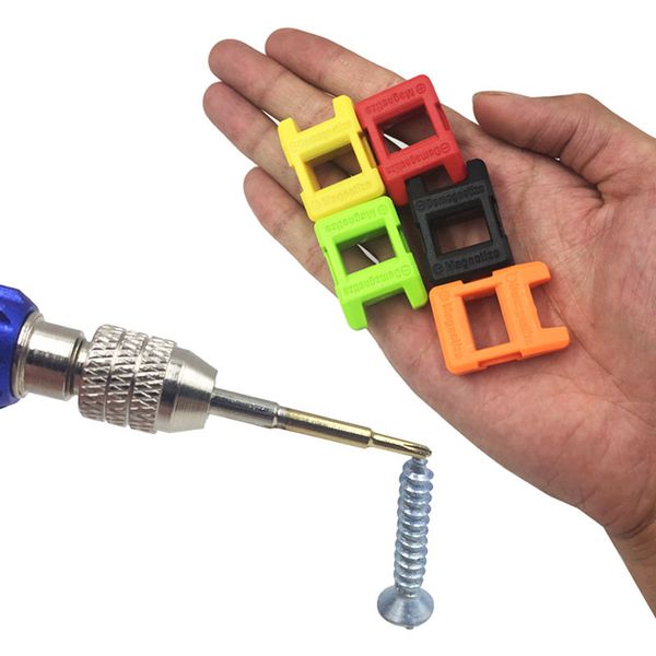 

1pcs mini screw driver 2 in 1 magnetizer demagnetizer screwdriver repair diy tool set magnetic for screws drill bits diy repair