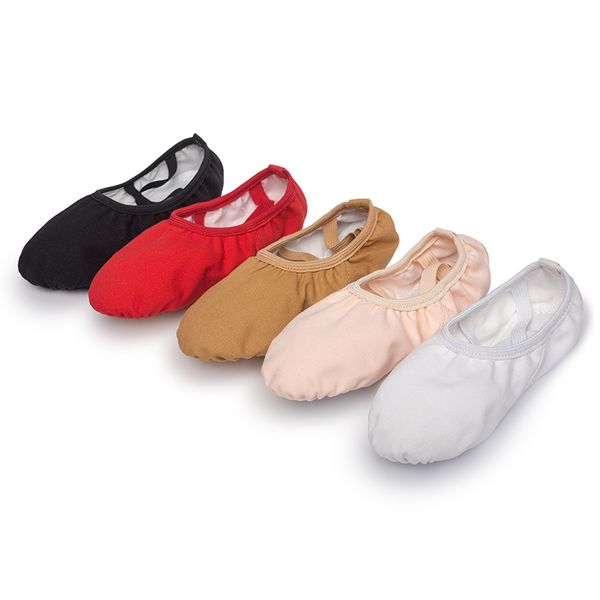 

ushine professional full elastic shoelace training body shaping yoga belly ballet dance shoes balletrina kids girl woman