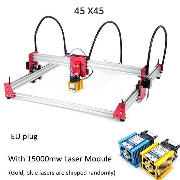 

domestica 15w laser engraving machine 45*45cm 500mw 5500mw 15000mw wood router diy mini grbl laser stainless machine