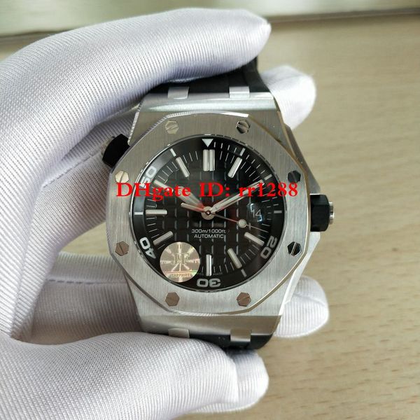 

Luxury uper factory watch jf 42mm royal oak off hore diver 15703 15703 t oo a002ca 01 mechanical automatic men watche wri twatche