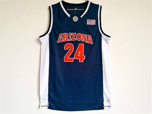 

arizona рискованные # 24 andre iguodala college basketball трикотажных изделий, Black