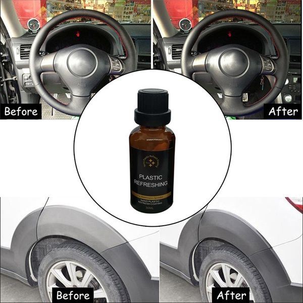 

carprie car care & cleaning 30ml car plastic part retreading agent auto supplies repair refurbished liquid spray dropship m10