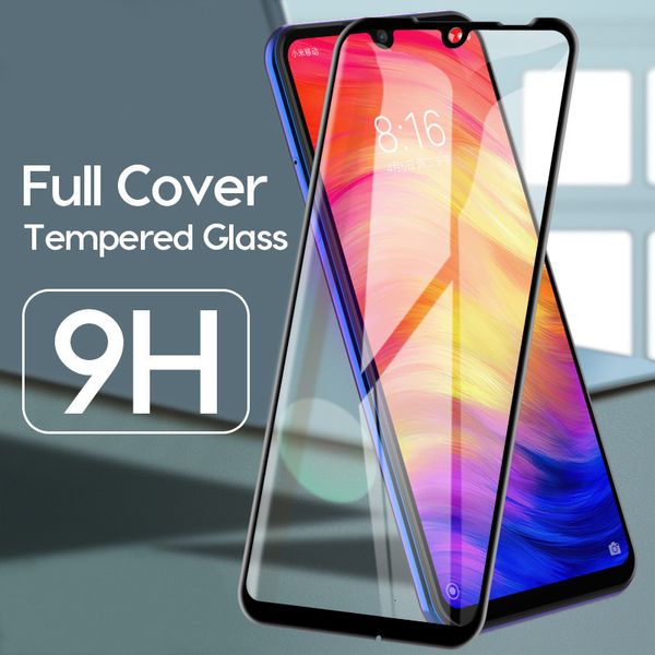 

лучший полное полное покрытие 9h протектор экрана закаленное стекло для xiaomi редми 7 pro 7a 6-5 + экран 5a защитная пленка a
