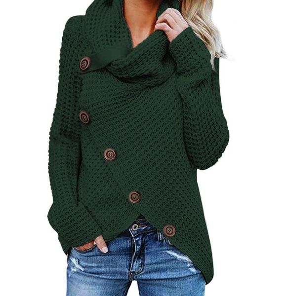 

new knit women coats high collar pullover solid color ladies sweater multicolor plus size long sleeve sweater spring autumn 2019, White;black